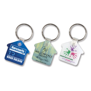 JC105796 Flexi Resin Key Ring - House