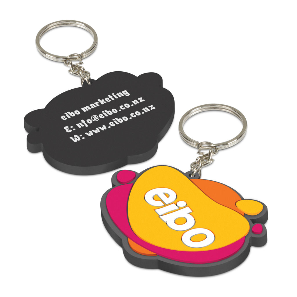 JC107109 PVC Key Ring Small - One Side Moulded