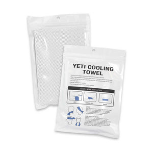 JC110464 Yeti Premium Cooling Towel - Full Colour - Pouch