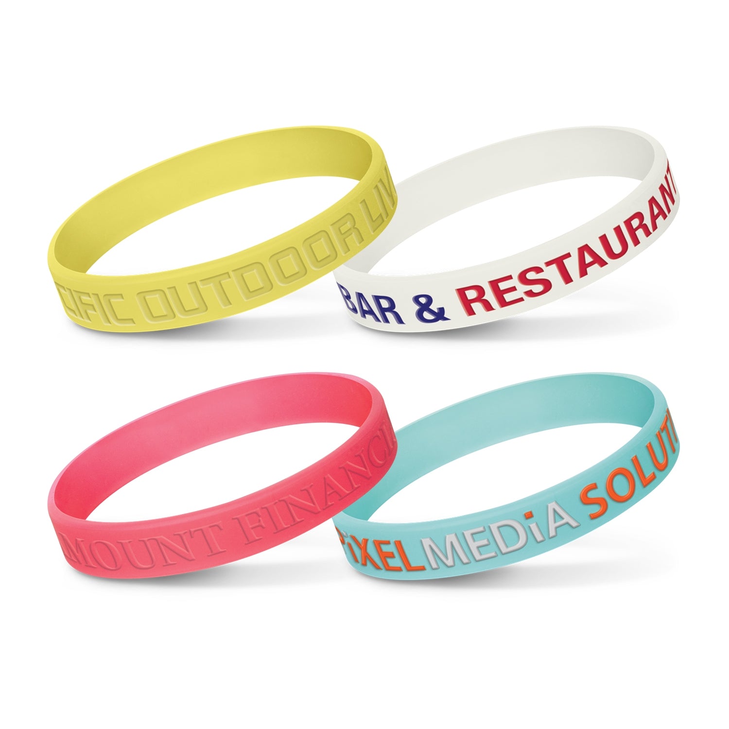 JC112807 Silicone Wrist Band - Glow in the Dark (Indent)