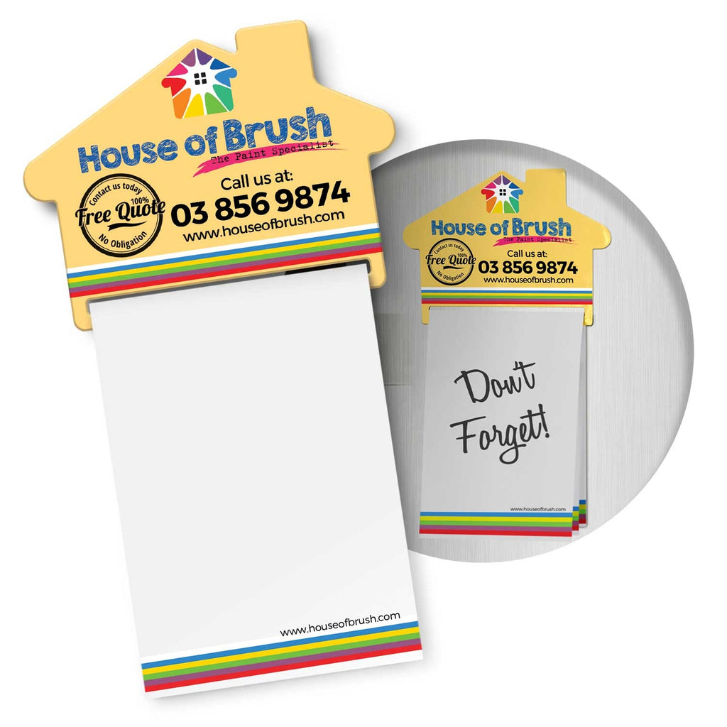 JC113367 Magnetic House Memo Pad (Indent)