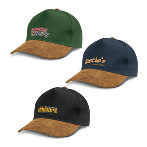 JC114372 Outback Suede Peak Cap