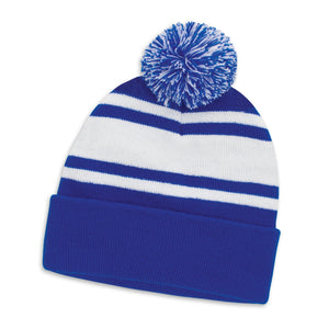 JC116218 Commodore Beanie with Pom Pom