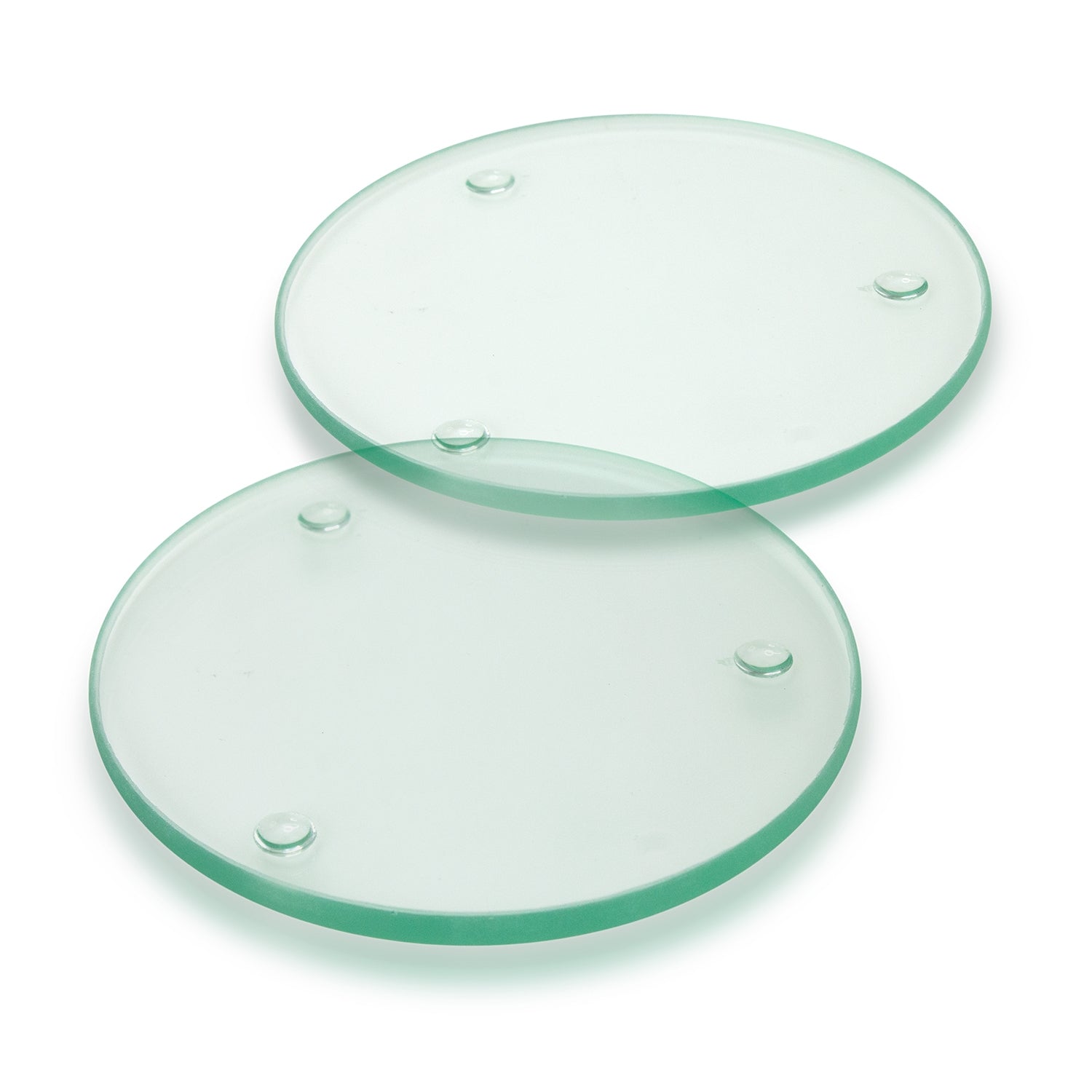 JC116396 Venice Glass Coaster Set of 2 - Round