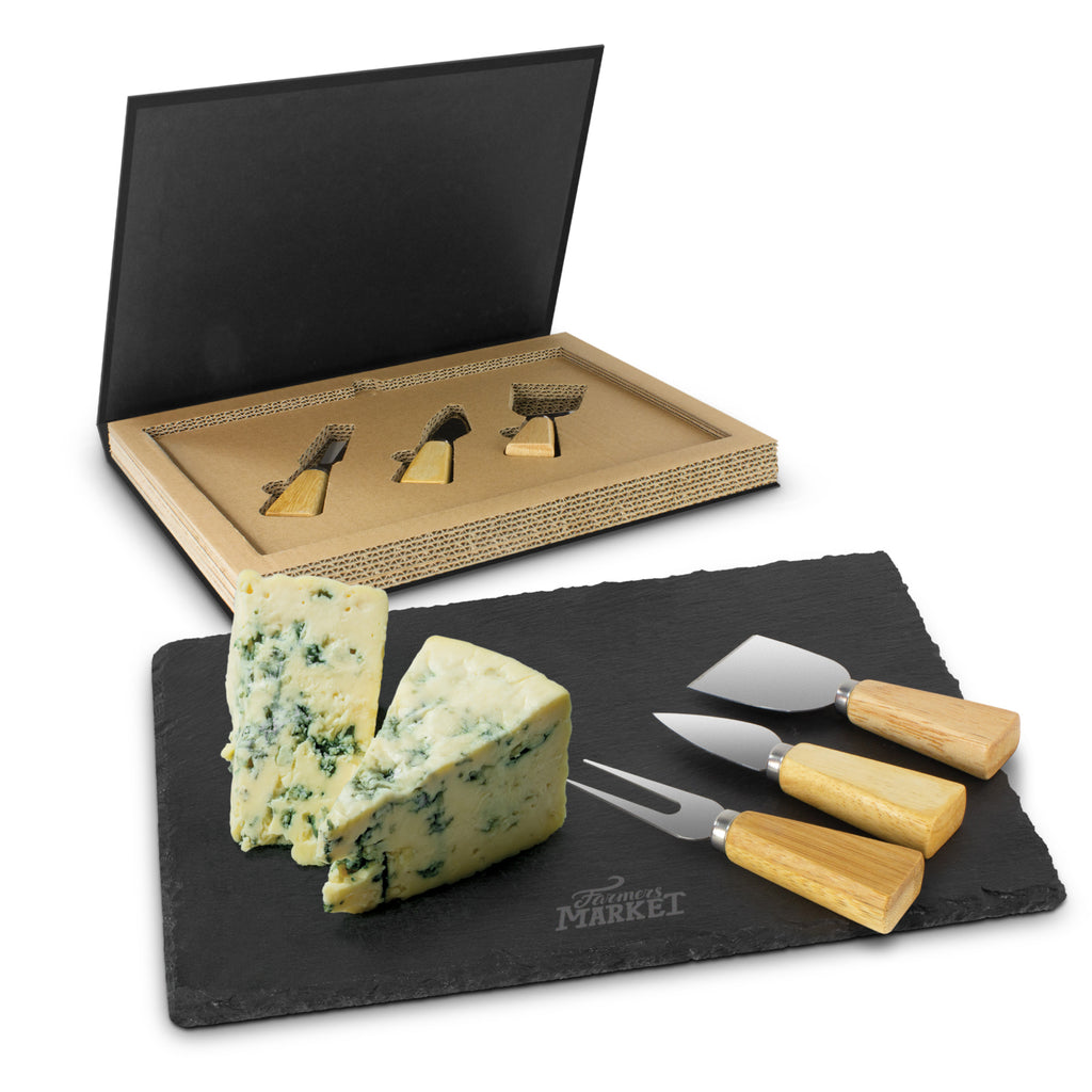 JC116730 Montrose Slate Cheese Board Set