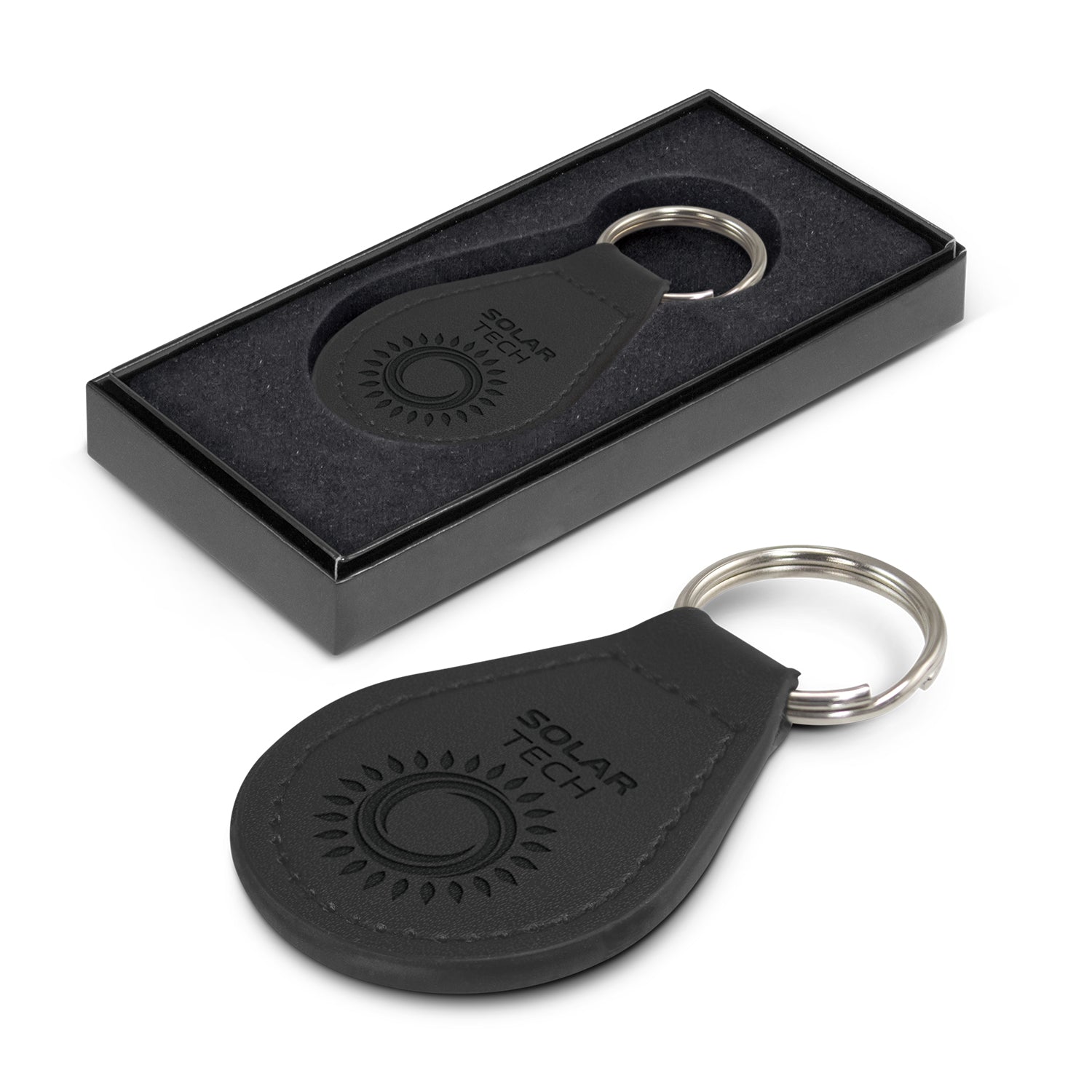 JC116759 Prince Leather Key Ring - Round