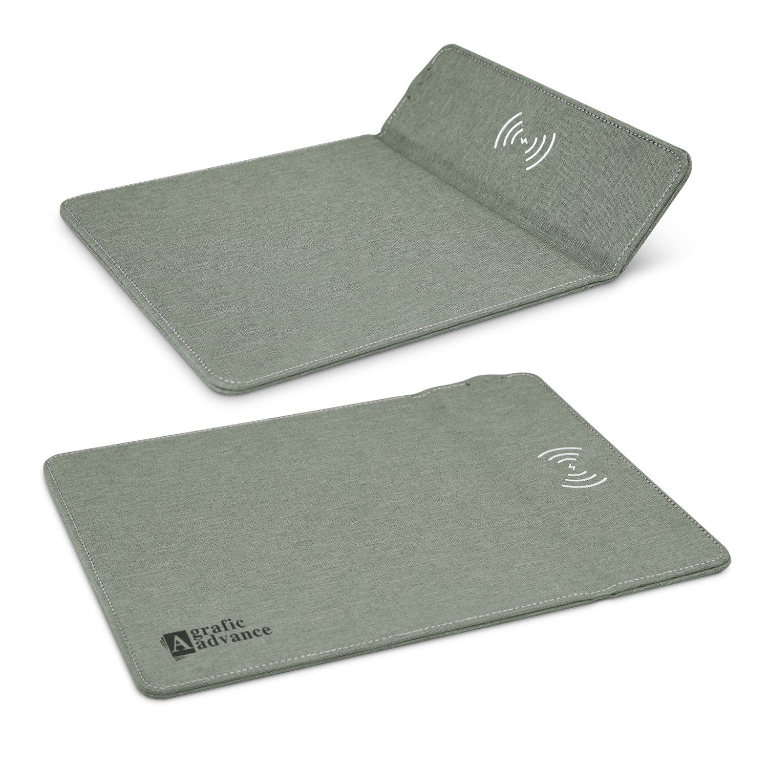 JC116768 Greystone Wireless Charging Mouse Mat