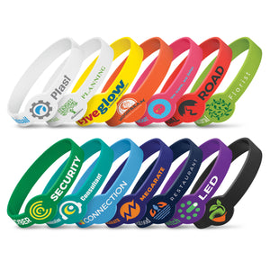 JC117054 Xtra Silicone Wrist Band (Indent)