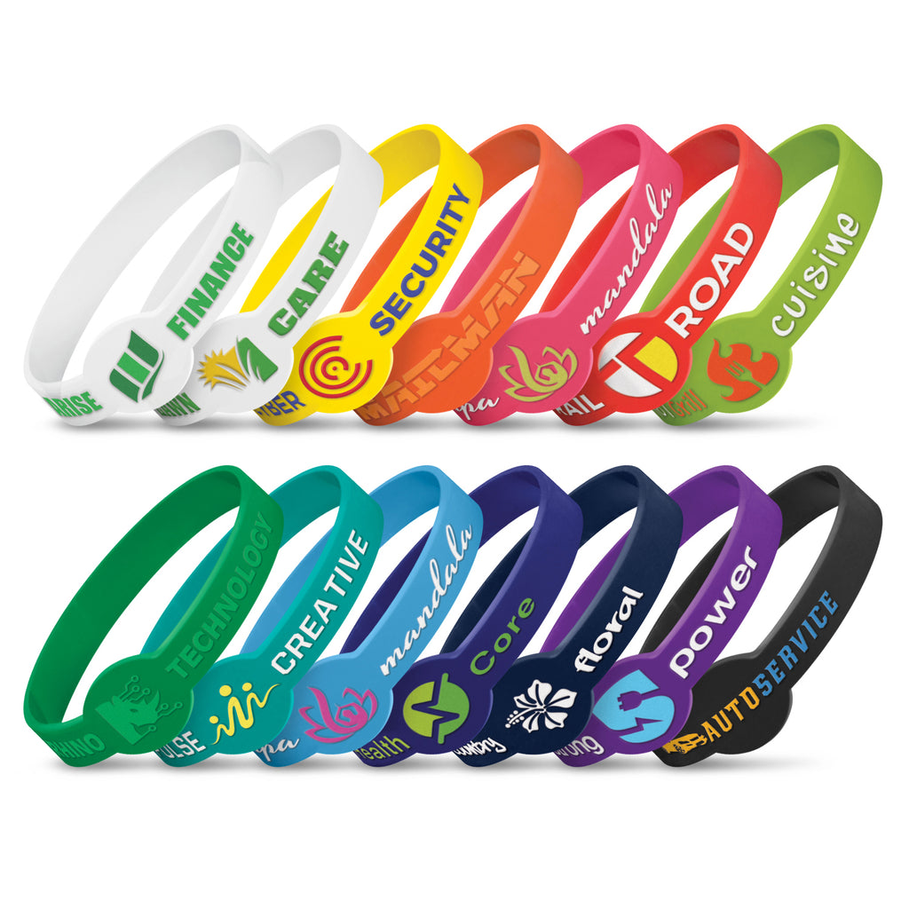 JC117056 Xtra Silicone Wrist Band - Embossed (Indent)