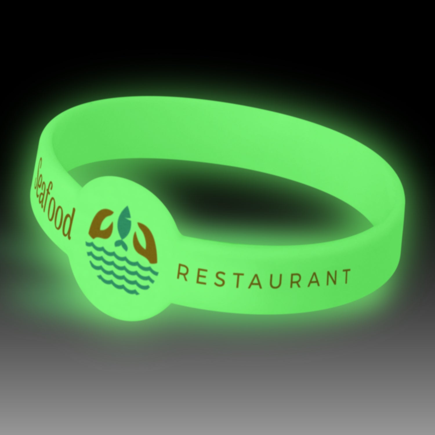 JC117057 Xtra Silicone Wrist Band - Glow in the Dark (Indent)