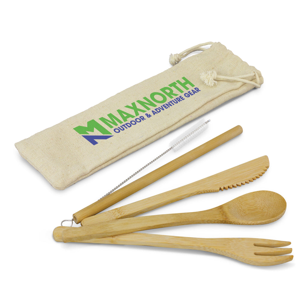 JC117633 Bamboo Cutlery Set