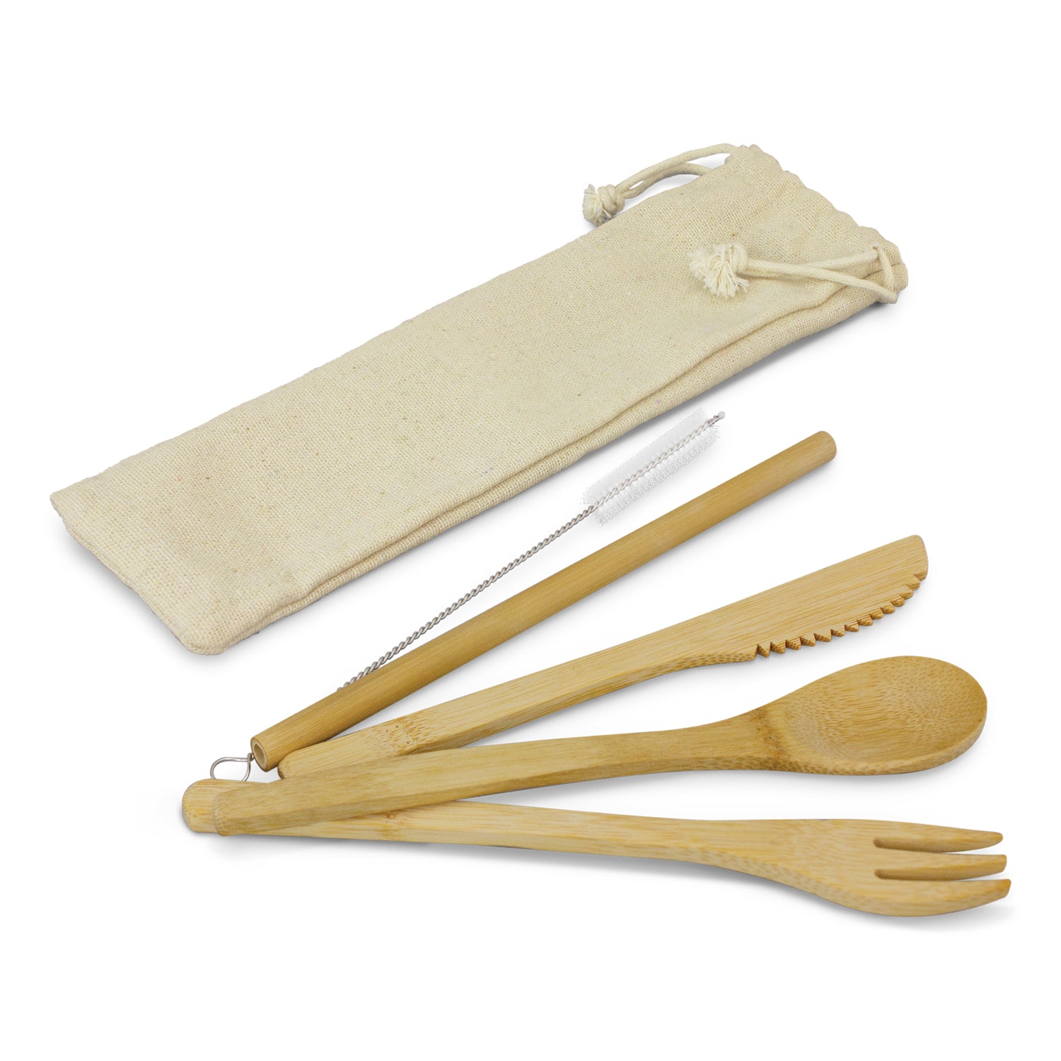 JC117633 Bamboo Cutlery Set