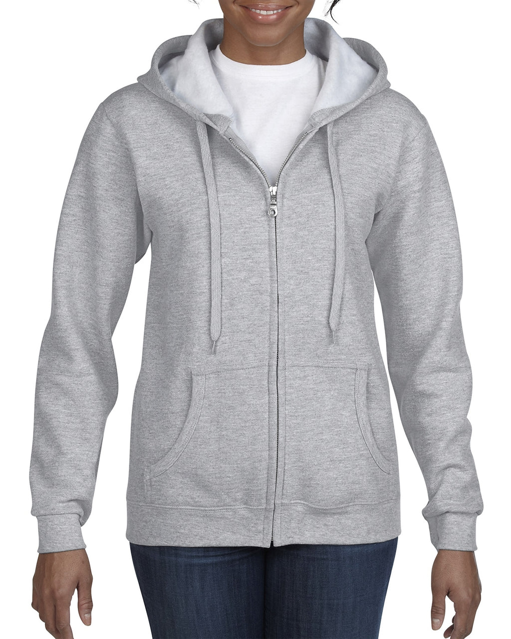 ZIP UP HOODED SWEATSHIRT #JCT18600FL