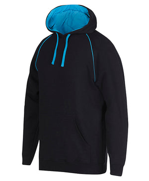 JC3CFH KIDS & ADULTS CONTRAST FLEECY HOODIE