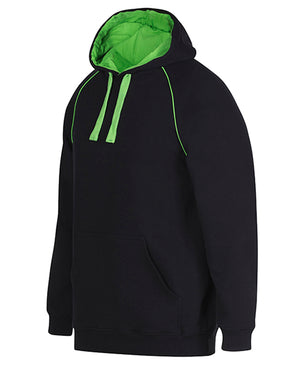 JC3CFH KIDS & ADULTS CONTRAST FLEECY HOODIE