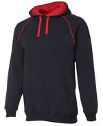 JC3CFH KIDS & ADULTS CONTRAST FLEECY HOODIE