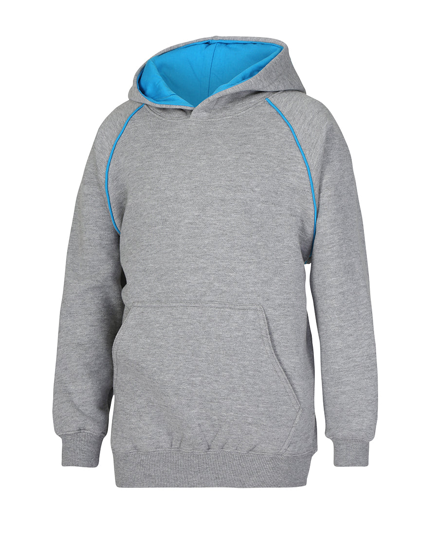 JC3CFH KIDS & ADULTS CONTRAST FLEECY HOODIE