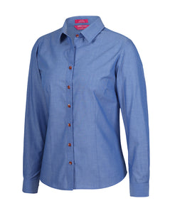 JC4FC1L LADIES CLASSIC L/S FINE CHAMBRAY SHIRT