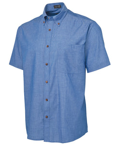 JC4ICS  S/S INDIGO CHAMBRAY SHIRT