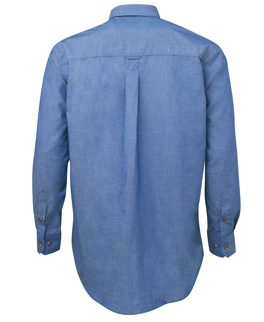 JC4IC  L/S INDIGO CHAMBRAY SHIRT