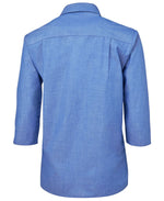 JC4LICT LADIES ORIGINAL 3/4 INDIGO CHAMBRAY SHIRT