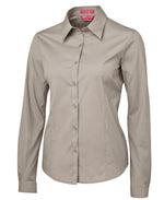 JC4PLUL LADIES URBAN L/S POPLIN SHIRT