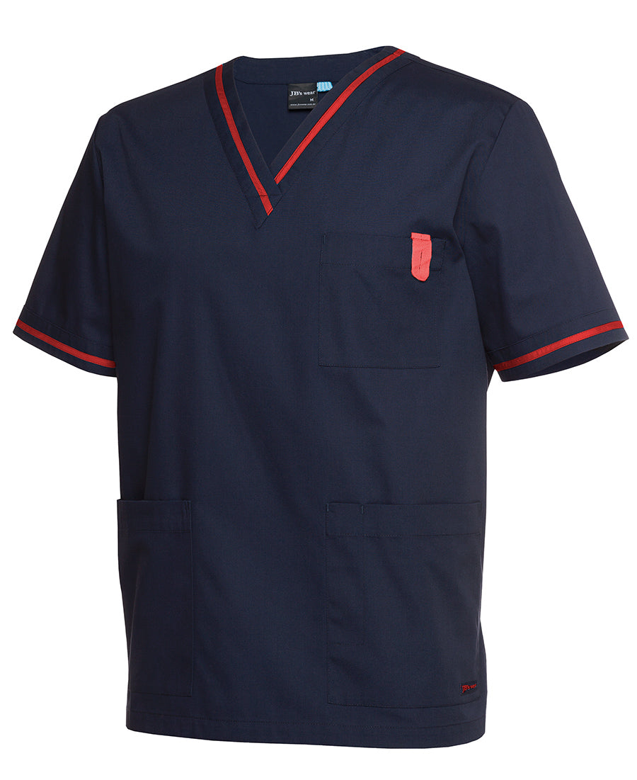 JC4SCT CONTRAST SCRUBS TOP