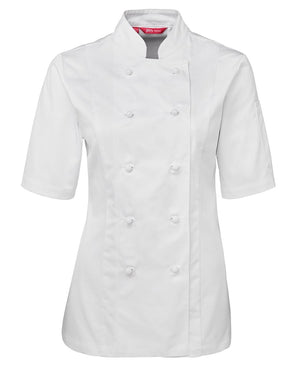 JC5CJ21 LADIES S/S CHEF'S JACKET