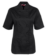 JC5CJ21 LADIES S/S CHEF'S JACKET