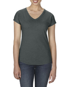 JC6750VL Women's Tri-Blend V-Neck Tee