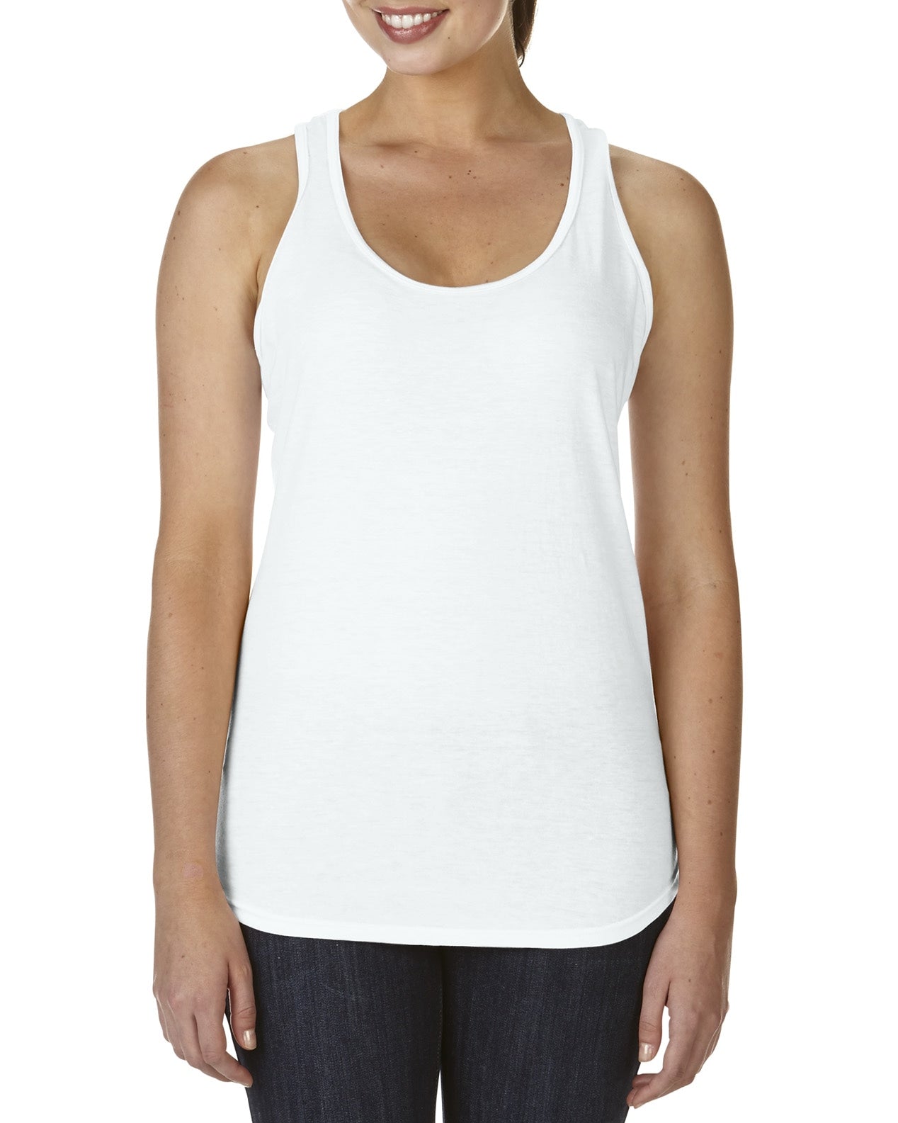 JC6751L Women's Tri-Blend Racerback Tank