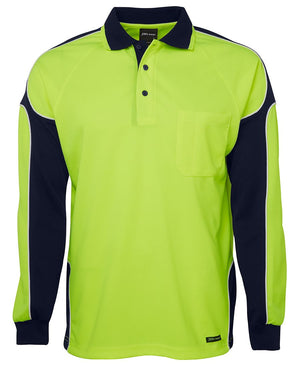 JC6AP4L HI VIS L/S ARM PANEL POLO