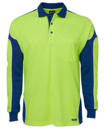 JC6AP4L HI VIS L/S ARM PANEL POLO