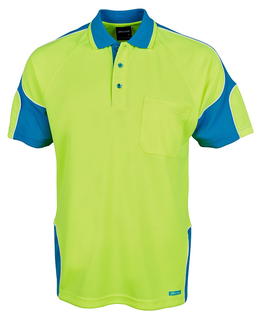 JC6AP4S HI VIS S/S ARM PANEL POLO