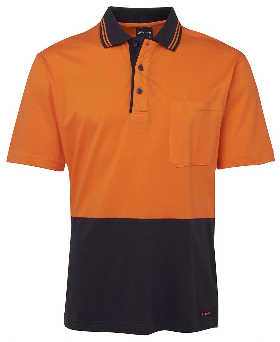 JC6CPHV HI VIS S/S COTTON POLO