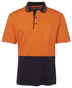 JC6CPHV HI VIS S/S COTTON POLO