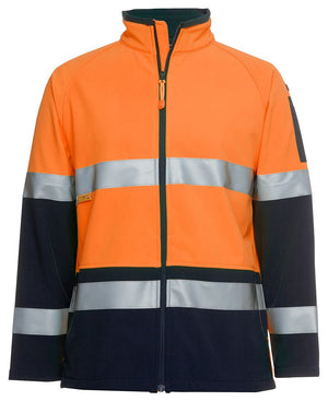 JC6D4LJ HI VIS (D+N) SOFTSHELL JACKET