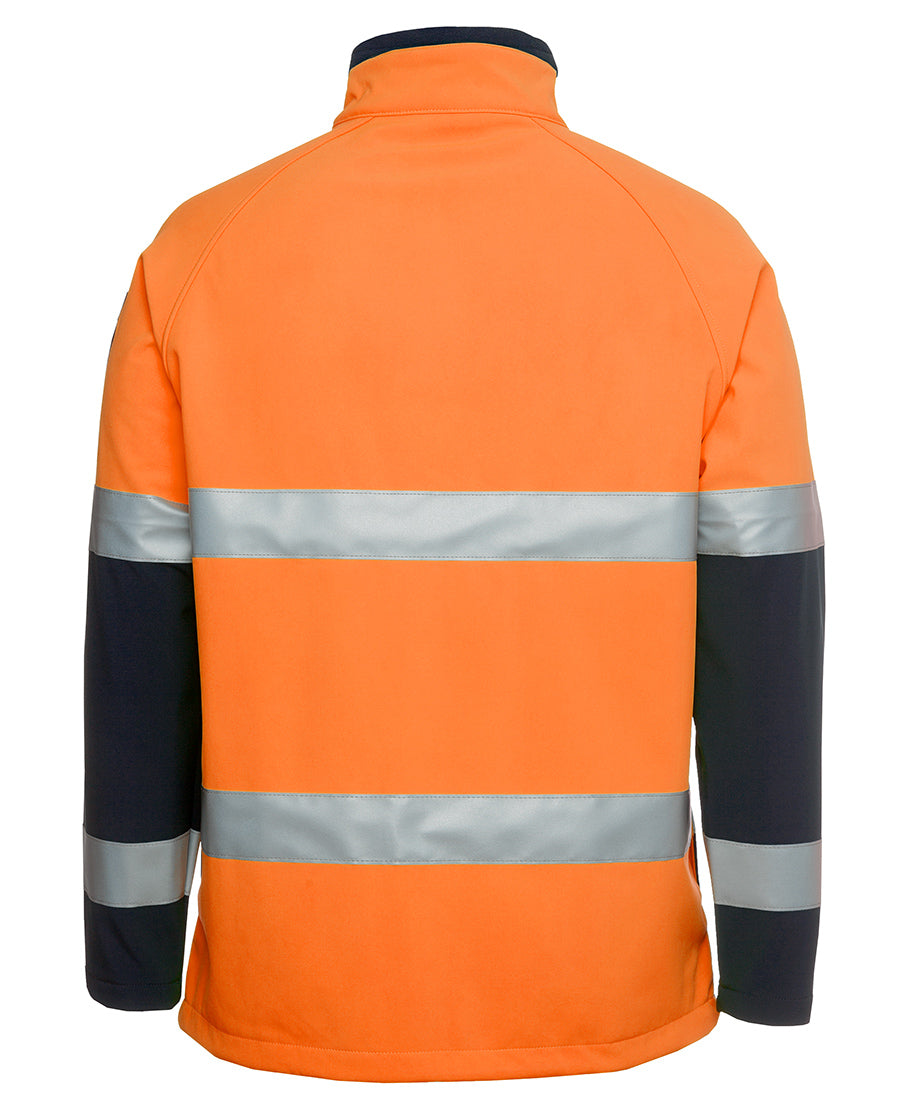 JC6D4LJ HI VIS (D+N) SOFTSHELL JACKET