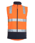 JC6D4LK HI VIS (D+N) SOFTSHELL VEST