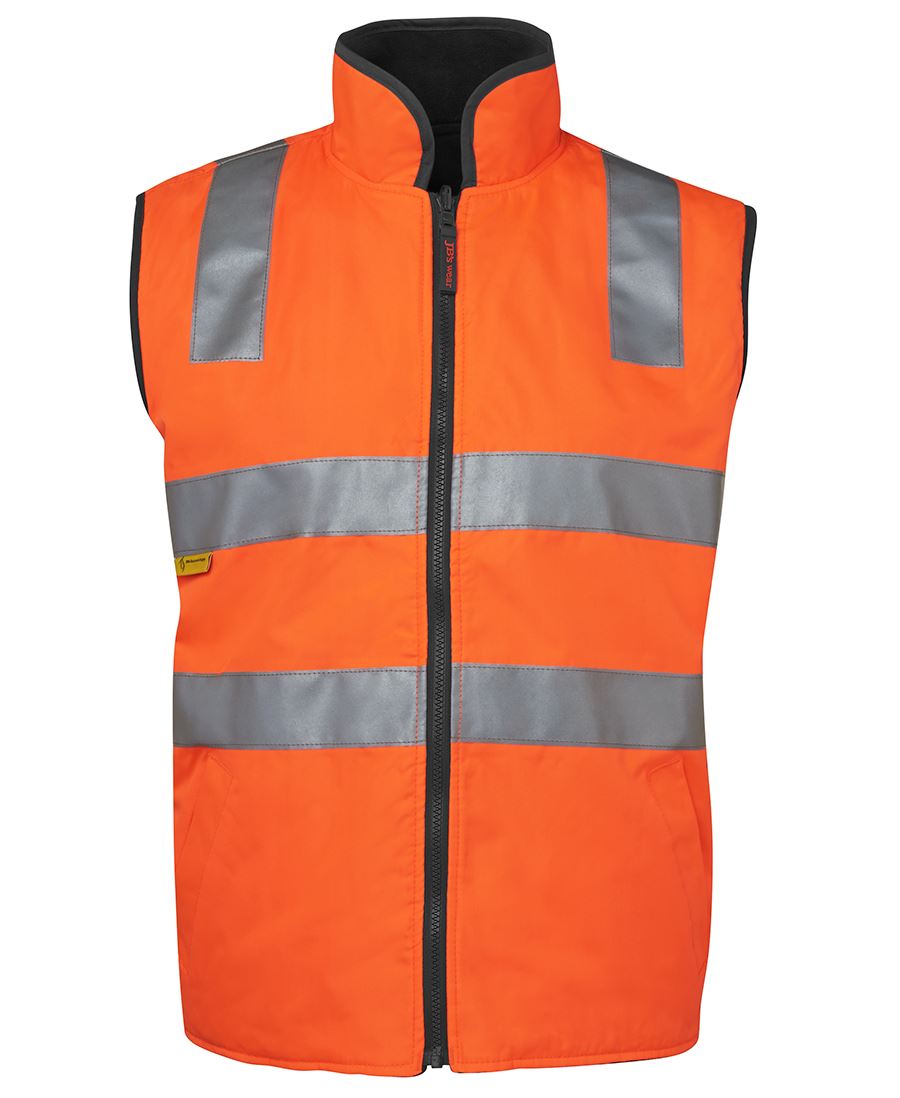 JC6D4RV HI VIS (D+N) REVERSIBLE VEST