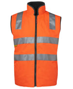 JC6D4RV HI VIS (D+N) REVERSIBLE VEST