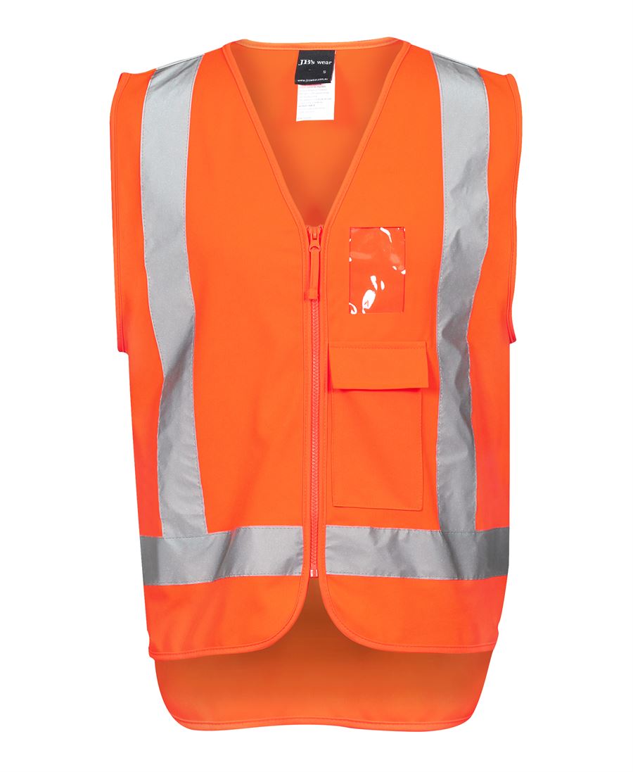 JC6DNDT HI VIS ZIP (D+N) TTMC-W VEST