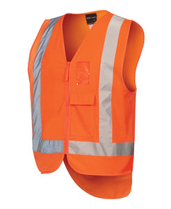 JC6DNDT HI VIS ZIP (D+N) TTMC-W VEST