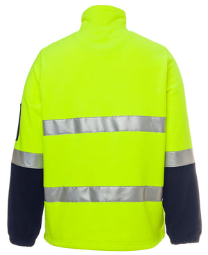 JC6DHPF HI VIS (D+N) H PATTERN BIOMOTION 1/2 ZIP POLAR FLEECE