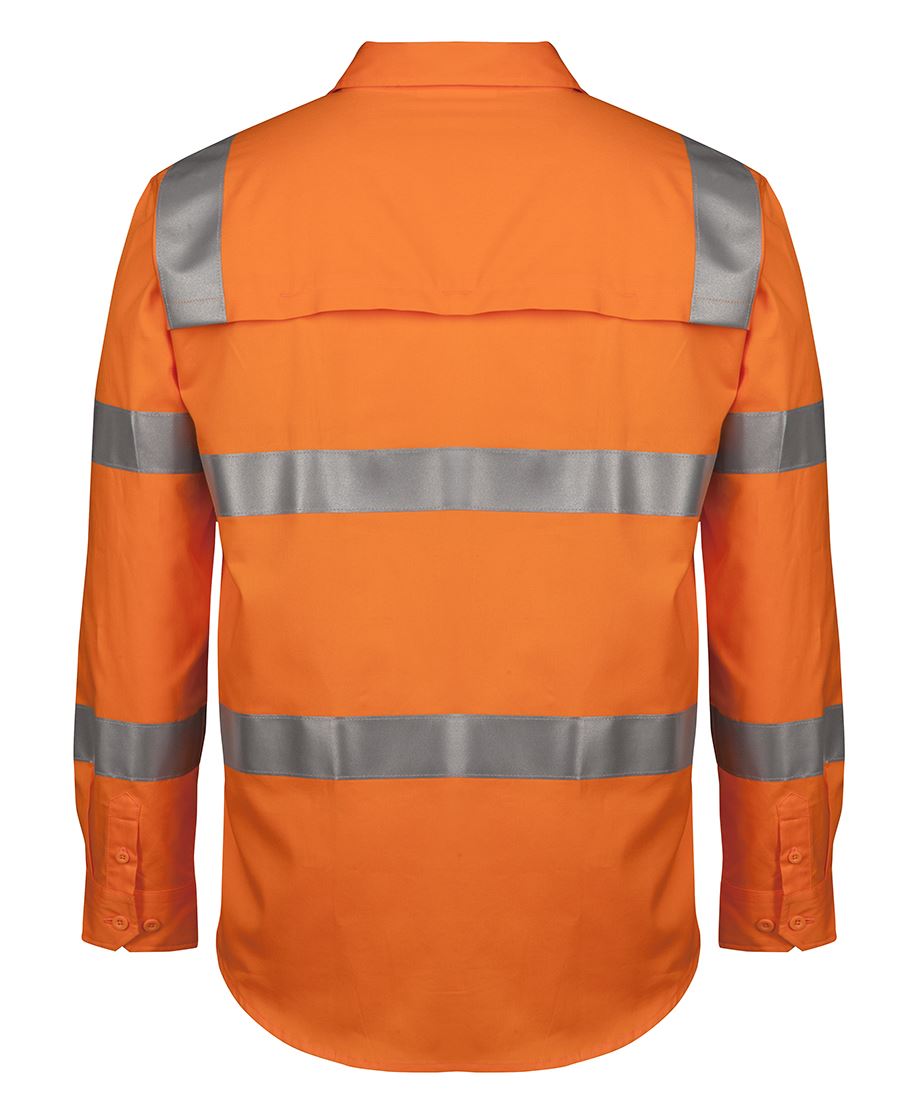 JC6DNWR HI VIS (D+N) L/S 150G VIC RAIL WORK SHIRT