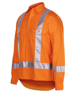 JC6DTLS HI VIS (D+N) L/S 150G TTMC-W TAPE SHIRT