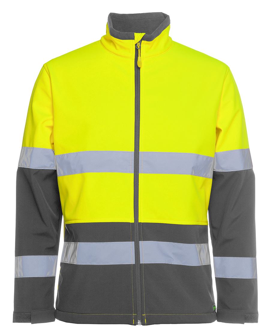 JC6DWJ HI VIS D+N WATER RESISTANT SOFTSHELL JACKET