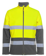 JC6DWJ HI VIS D+N WATER RESISTANT SOFTSHELL JACKET