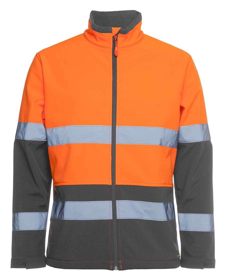 JC6DWJ HI VIS D+N WATER RESISTANT SOFTSHELL JACKET