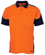 JC6HCP4 HI VIS CONTRAST PIPING POLO